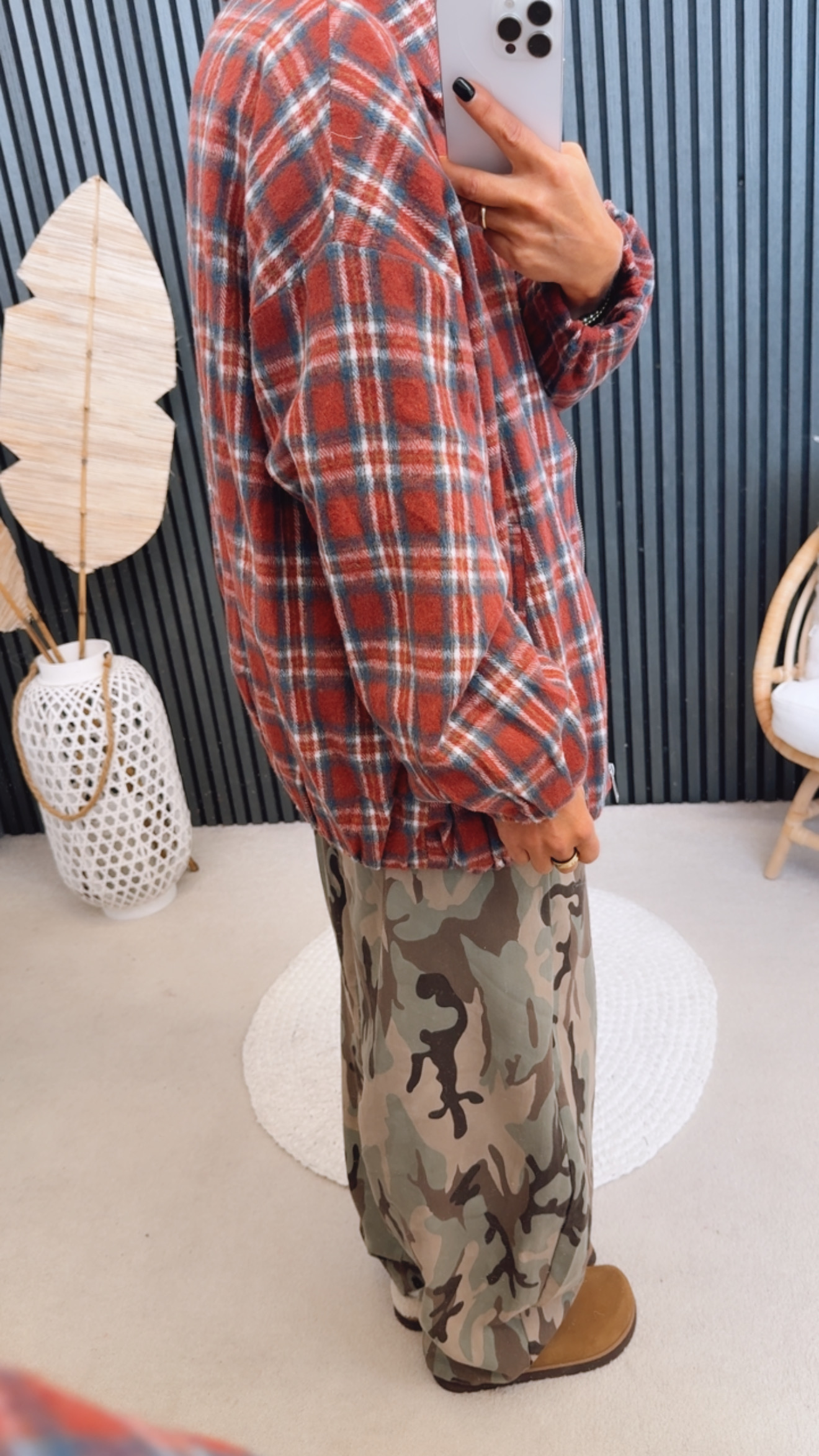 Karo Flanell Jacke "Annalottaaa"
