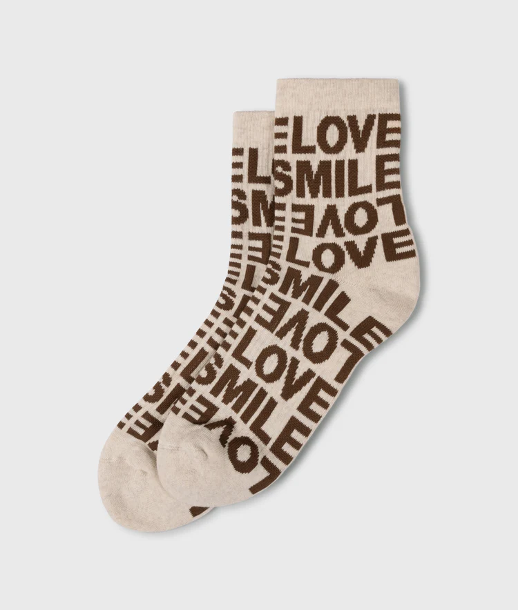 Socken "Socks All-over Smile Love"