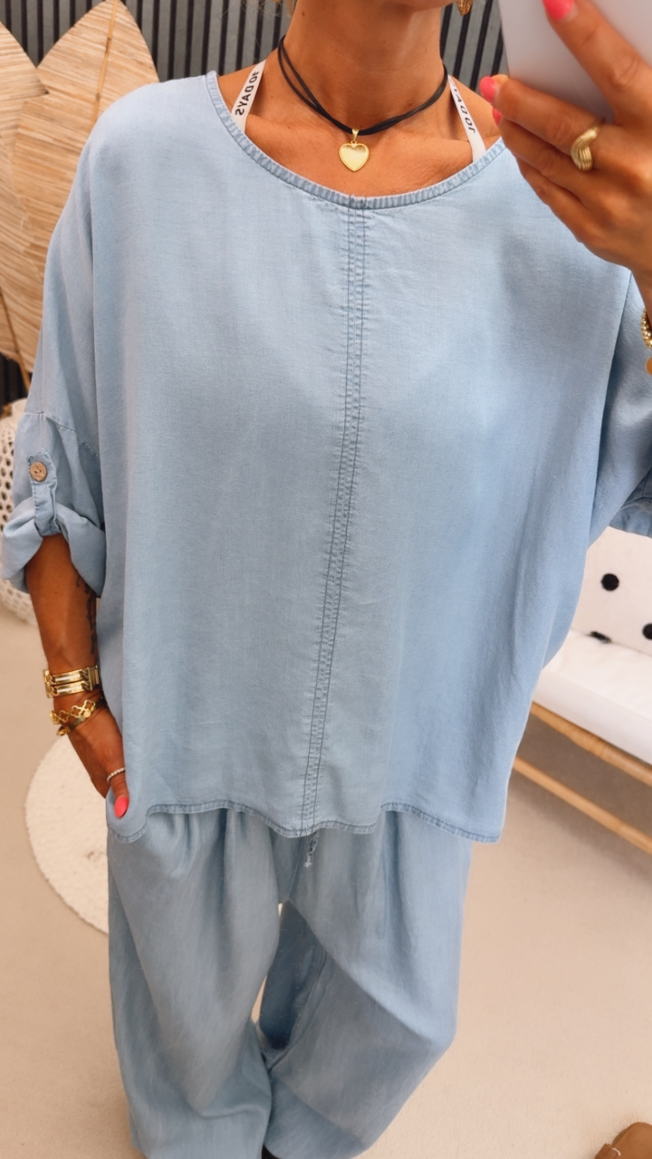 Jeans Bluse "Elwiraaa"