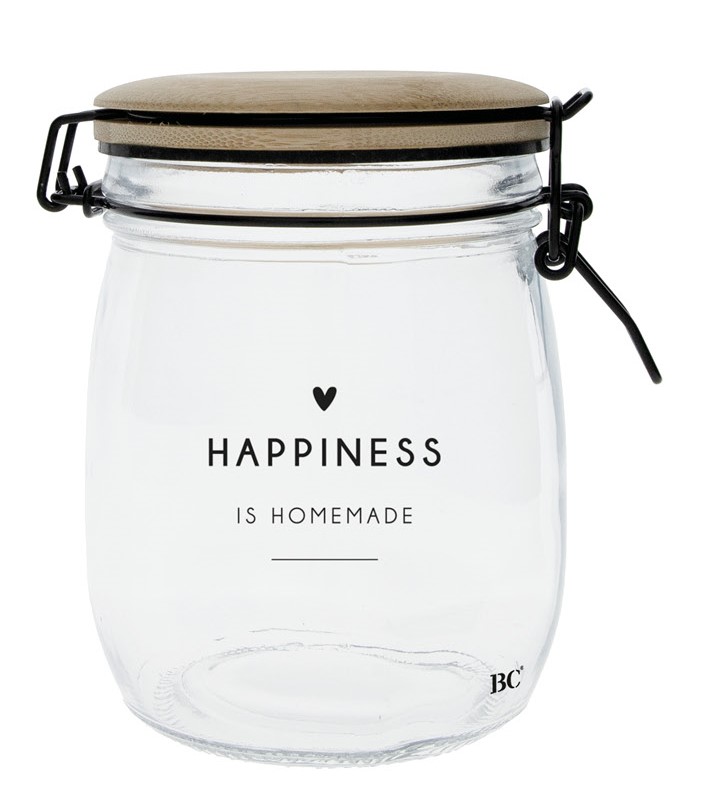 Aufbewahrunglas "Happiness Is Homemade"