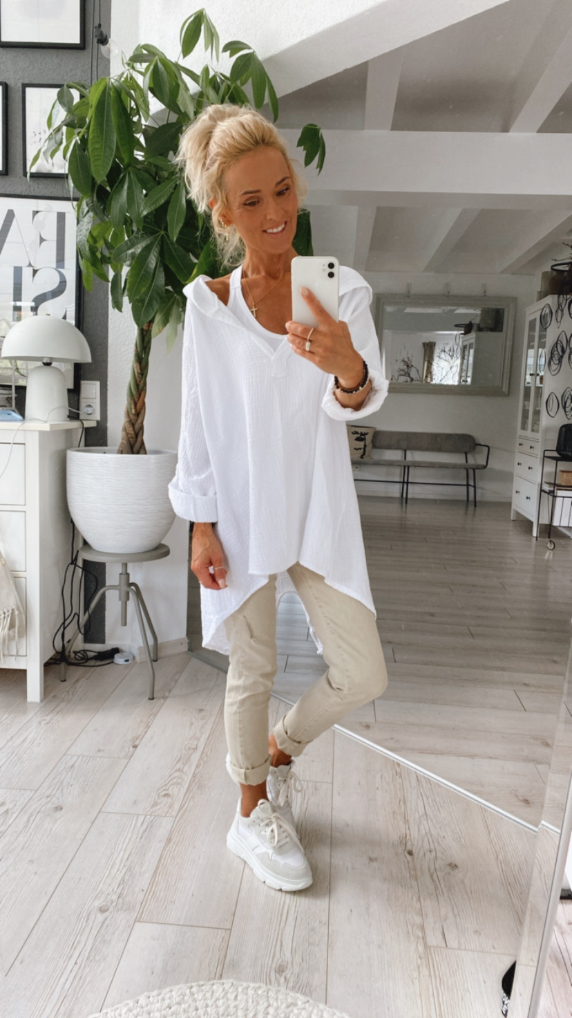 Musselin Bluse "Malea"