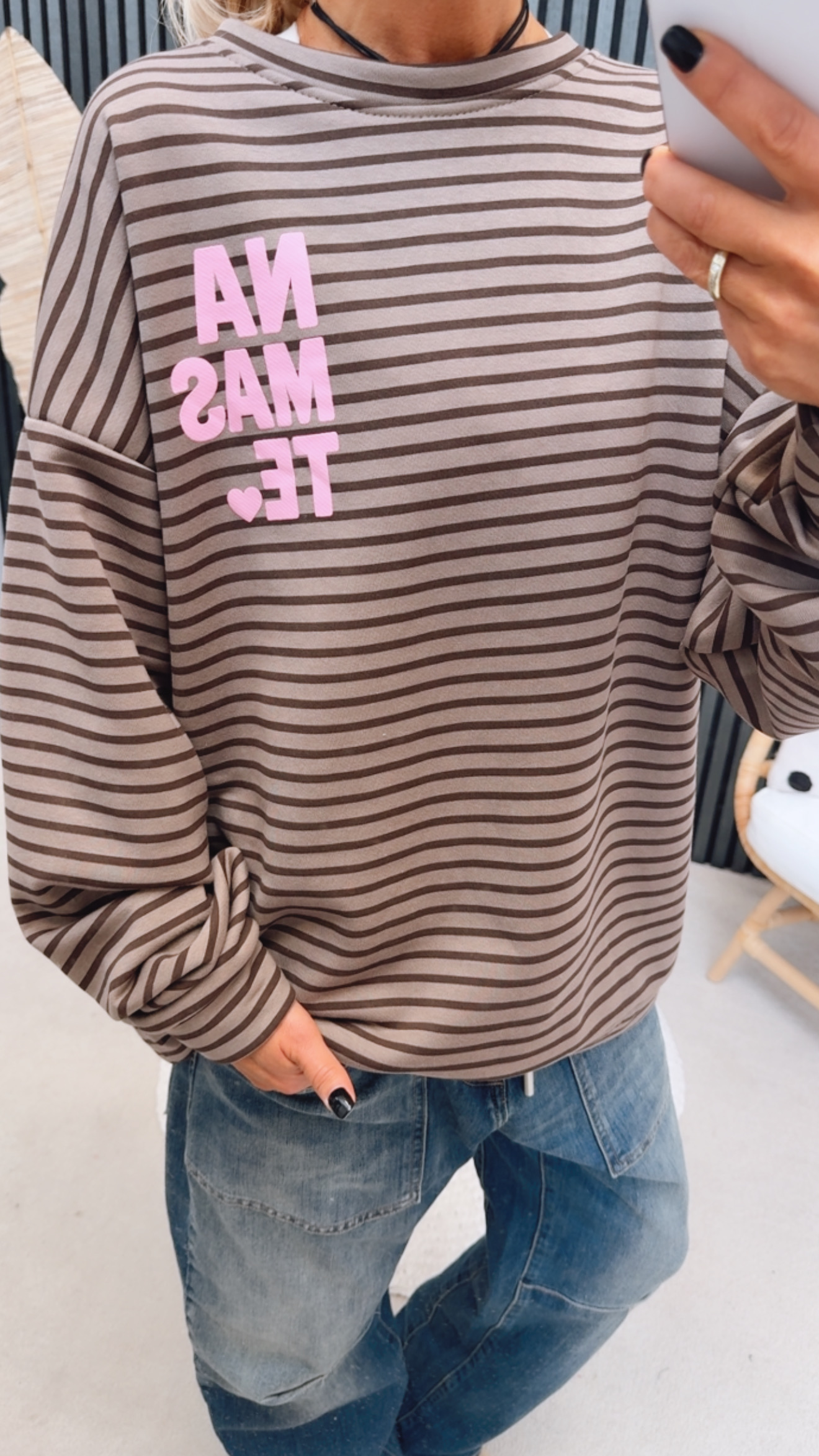 Sweater "Namaste Stripe"