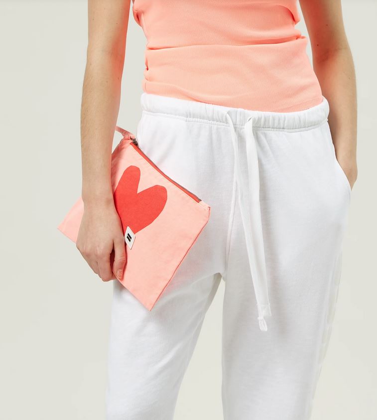 Tasche "Canvas Clutch Heart"