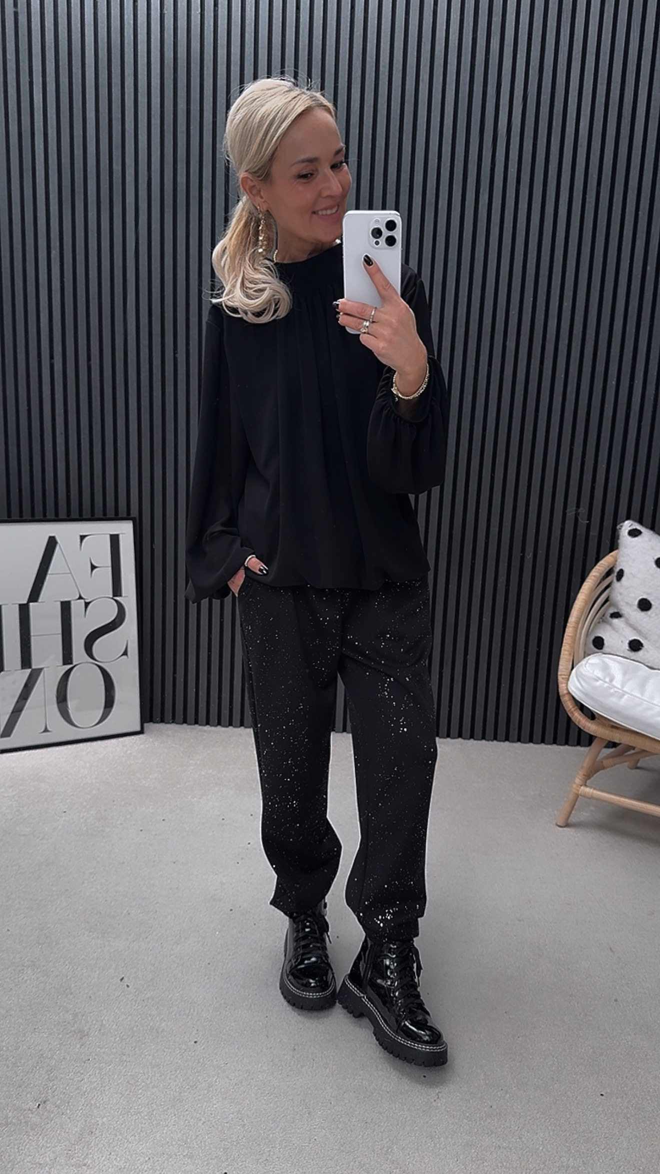 Glitzer Hose "Lichterglanz"