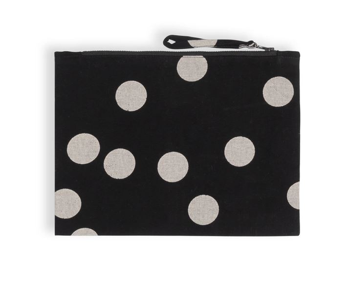 Tasche "Canvas Clutch Dot" 