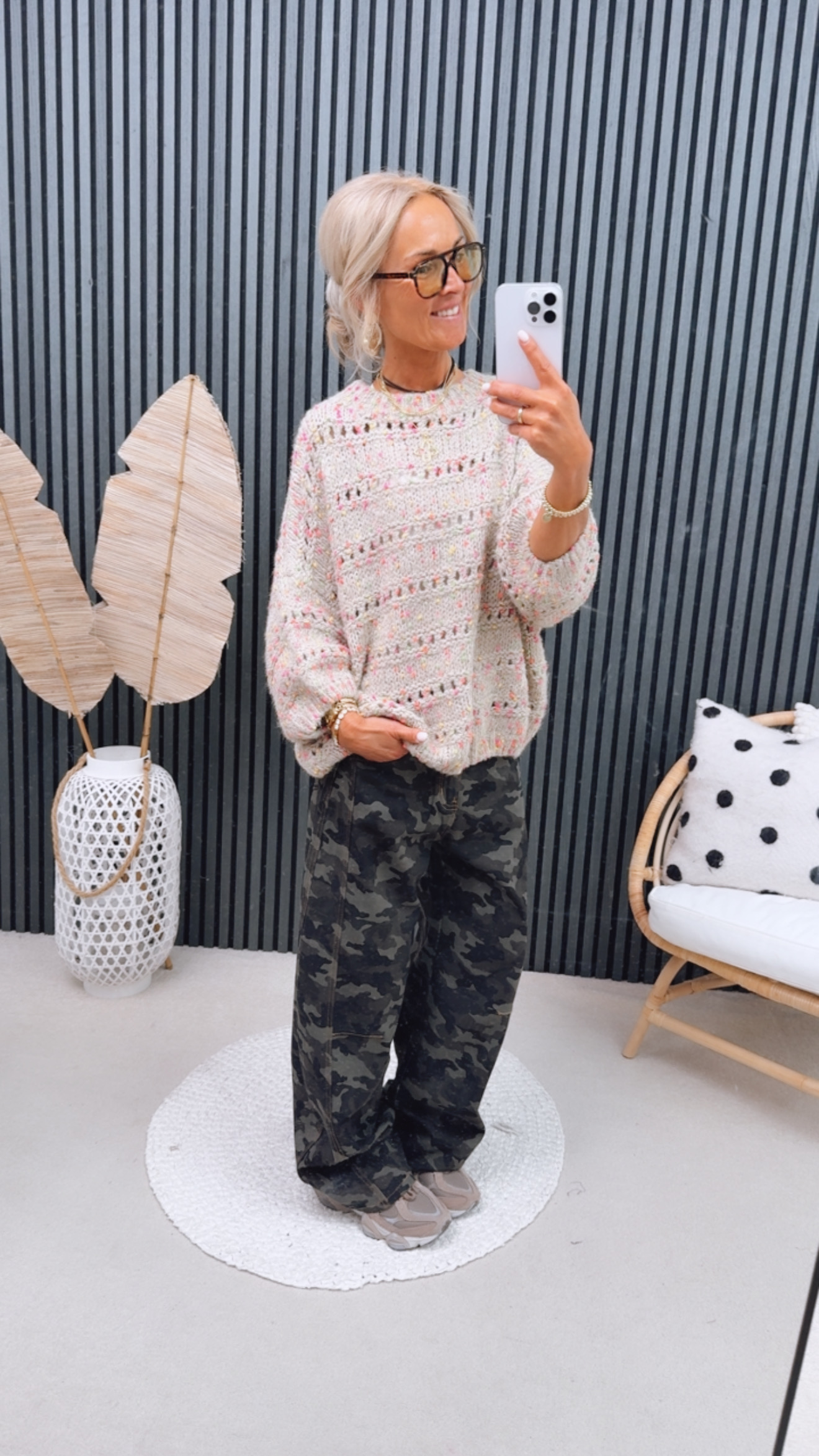 Strickpulli "Strick And Dots"