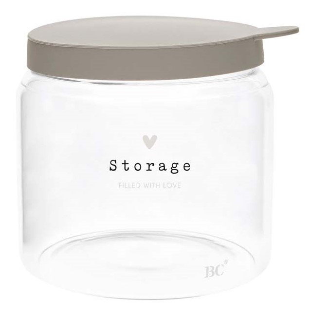 Aufbewahrungsglas "Storage Filled With Love"