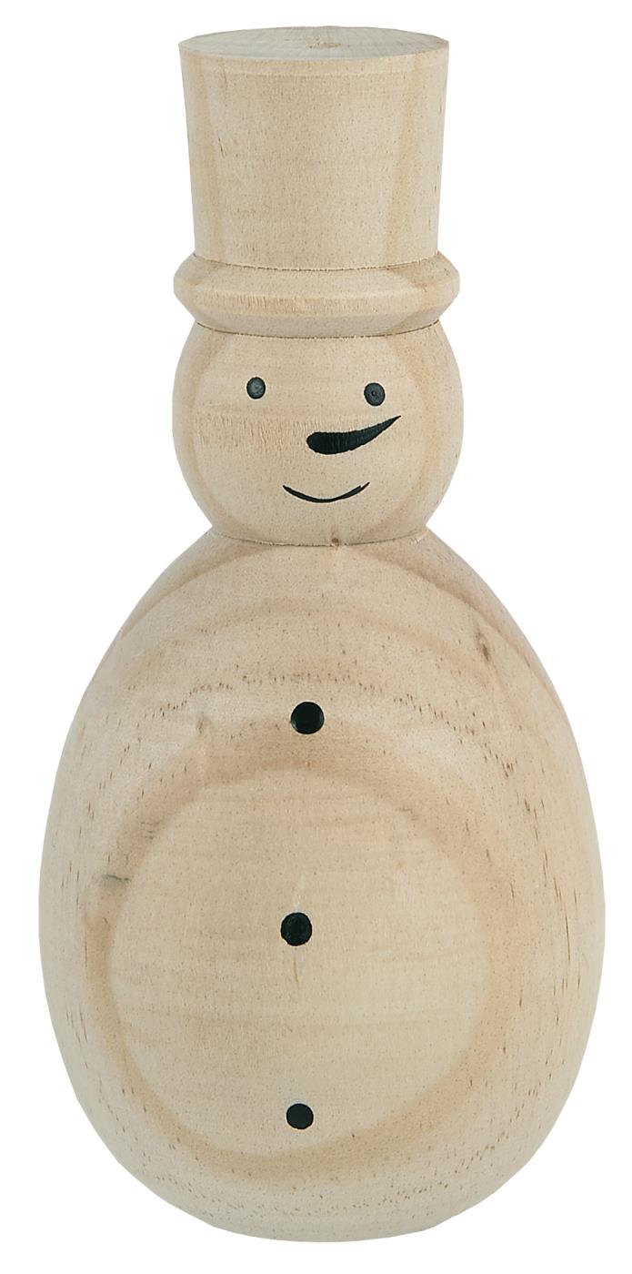 Holz Schneemann "Woody"