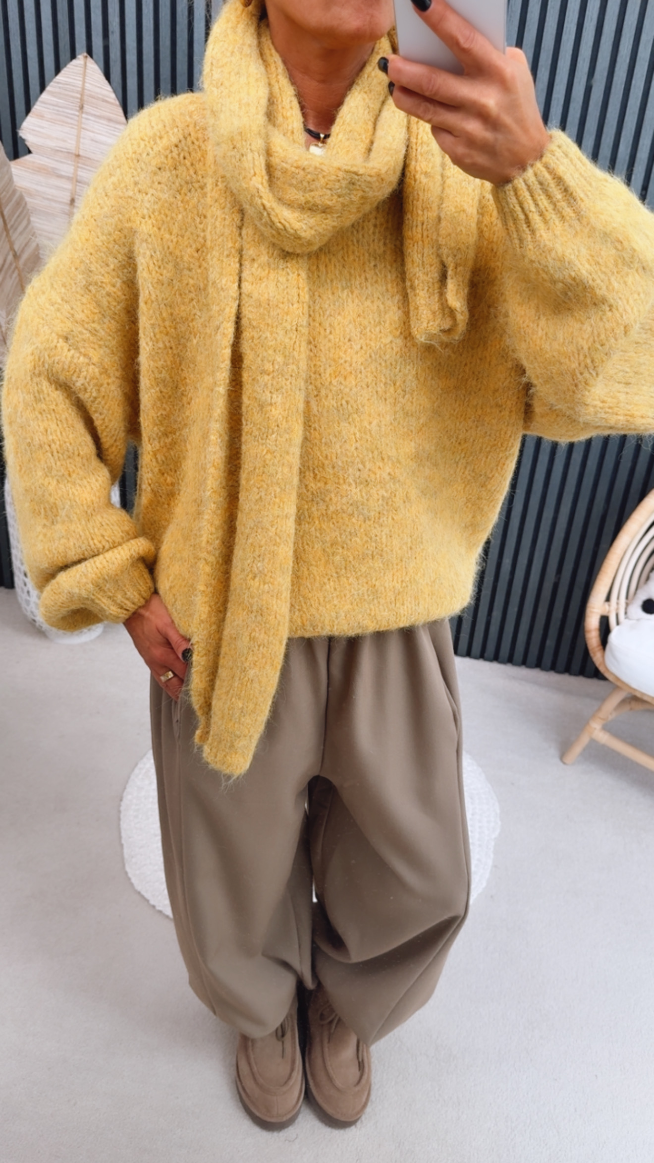 Strick Pulli "Strick & Schaaal"