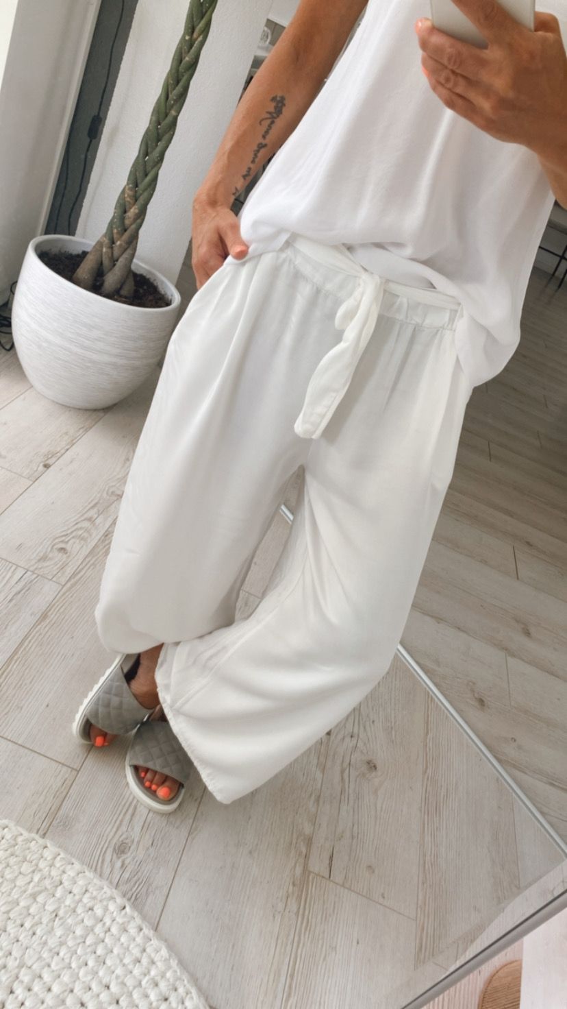 Hose White Stellaaa | BL41061FS_stella_weiß