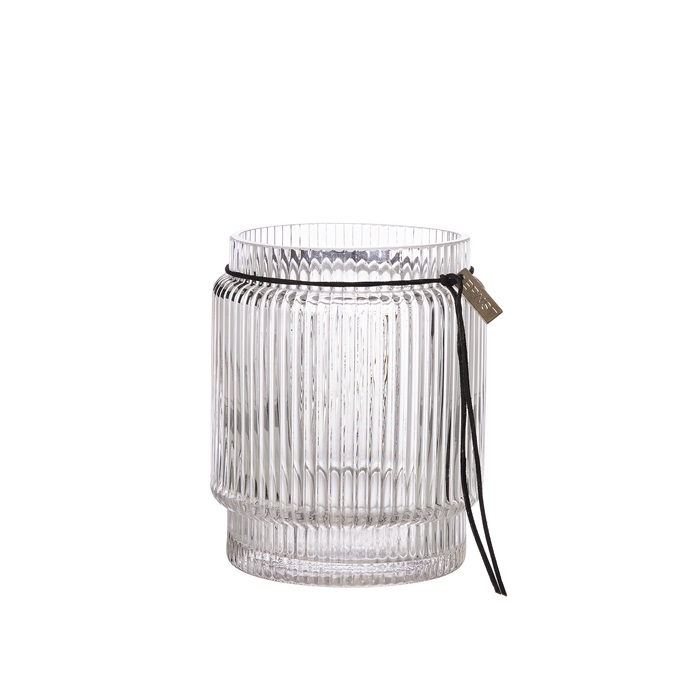 Glasvase "Clear and Striped" Glasvase "Clear and Striped"