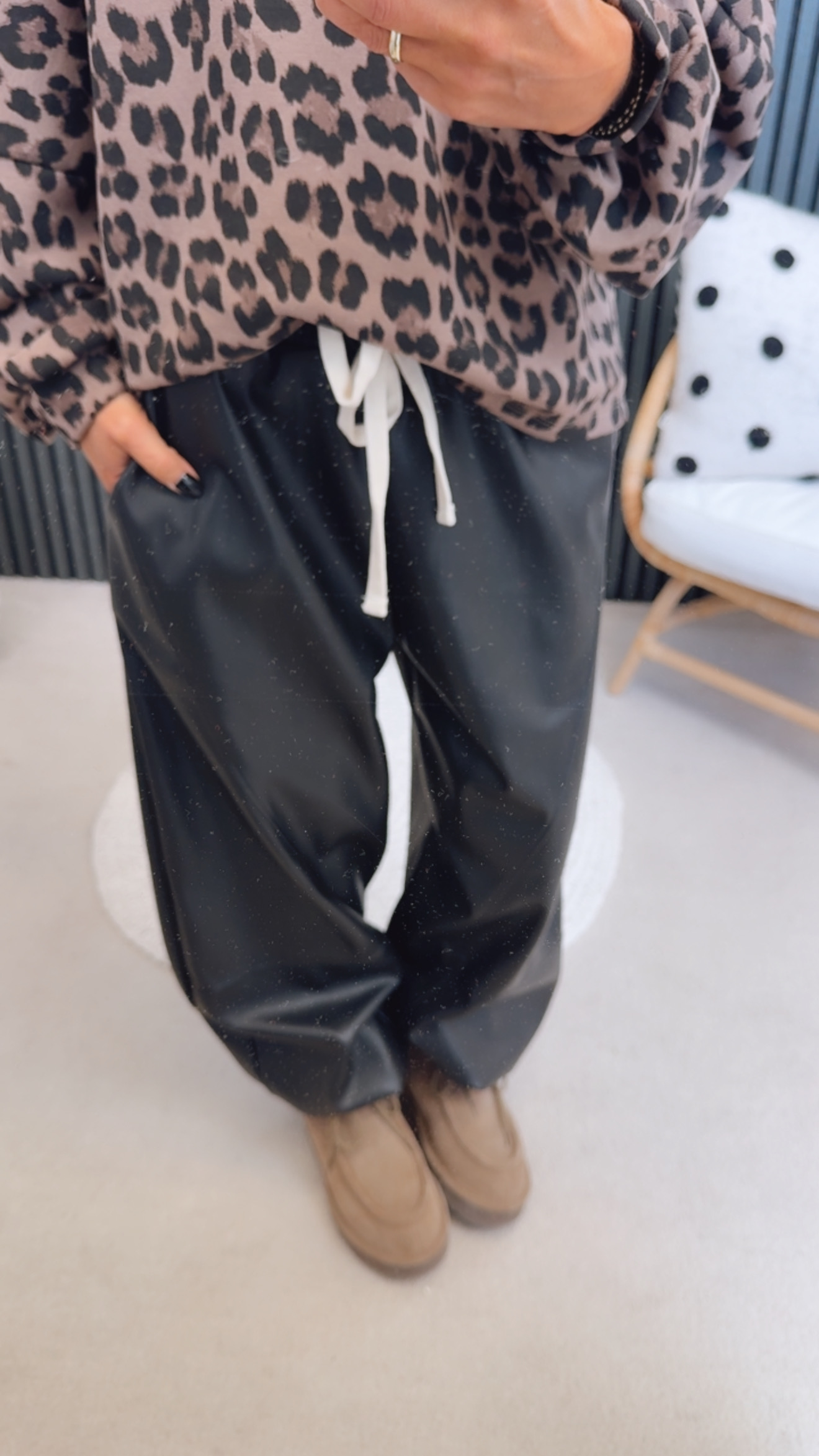 Kunstlederhose "Adaaam"