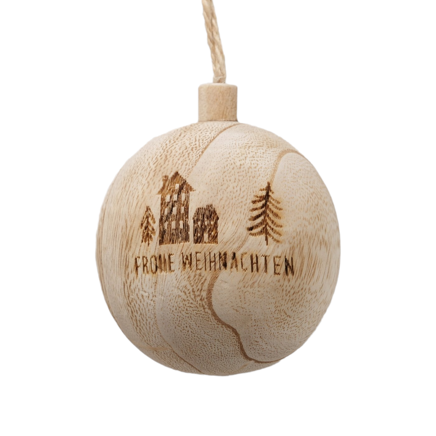Holzkugeln zum Hängen