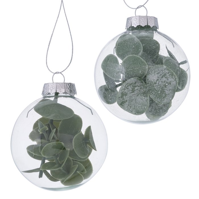 Weihnachtskugeln "Eucala" 2er-Set