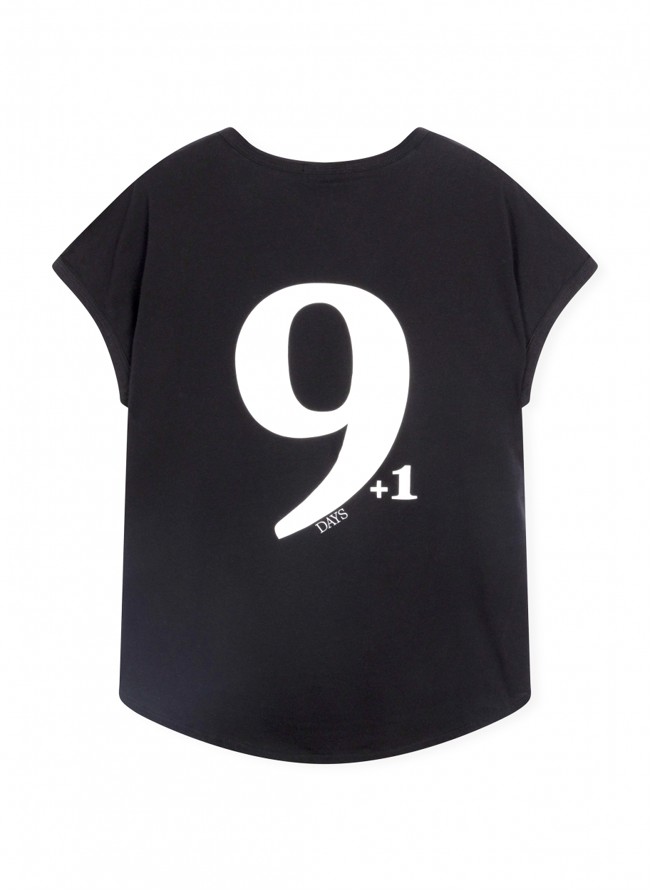 Shortsleece tee "9+1"