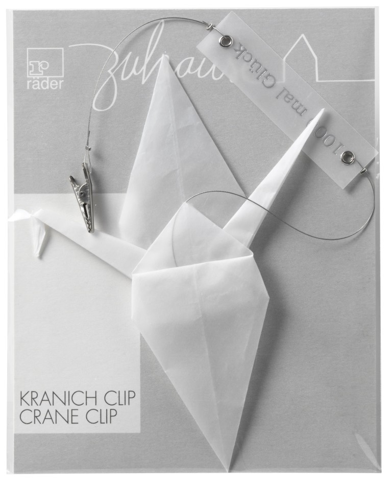 Hänger "Origami Kranich Clip"