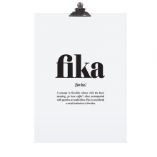 Poster "Fika"
