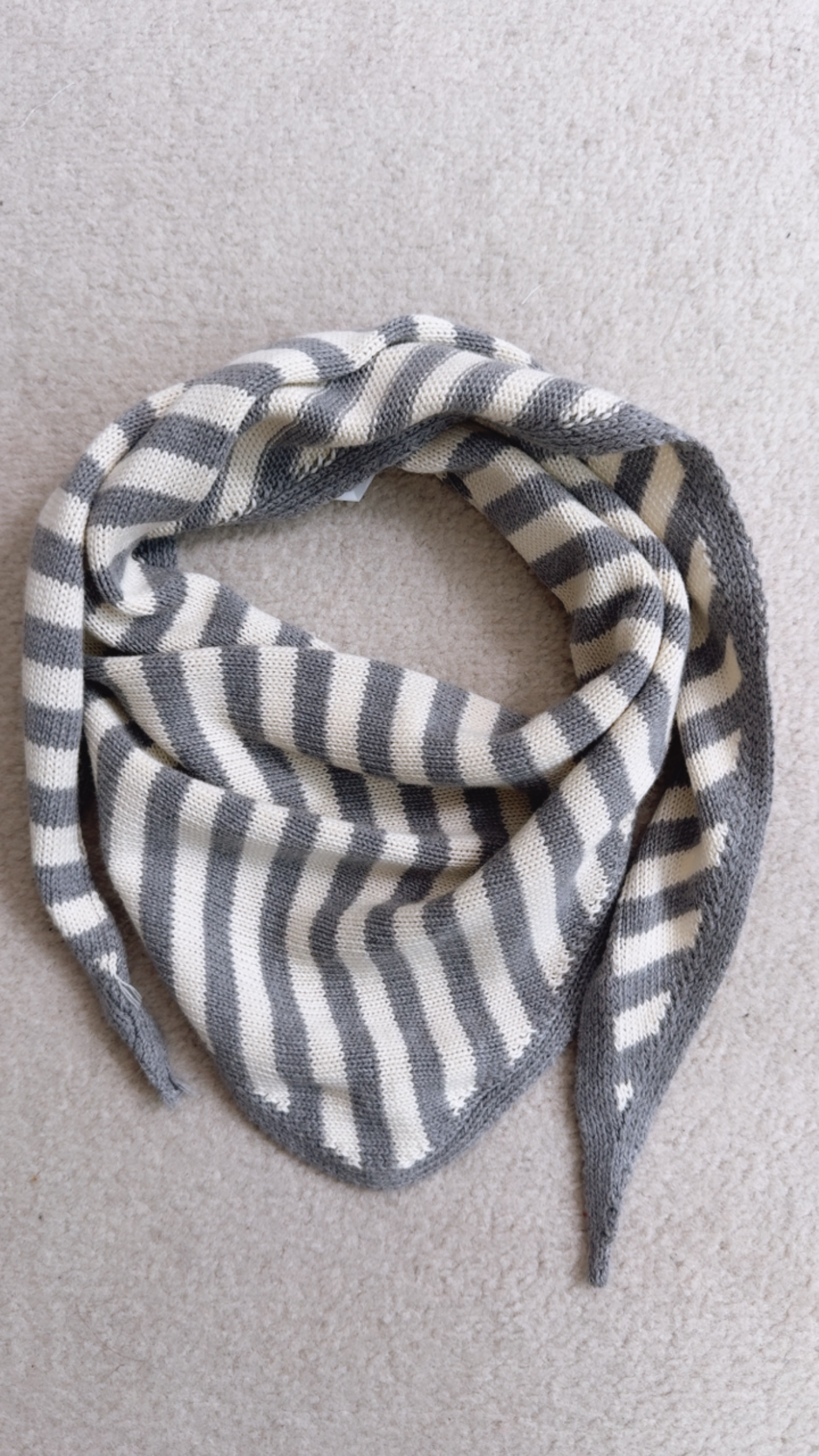 Cashmere Dreiecktuch "Streifyyy"