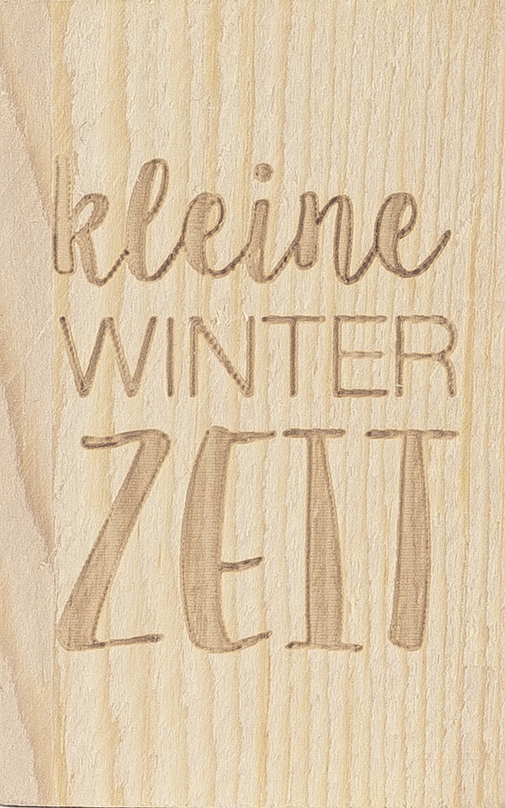 Glückskästchen "Kleine Winterzeit"