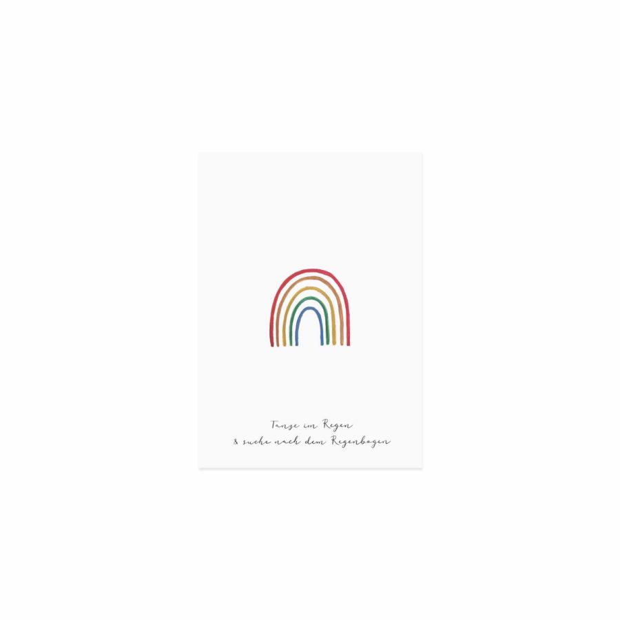Glückwunschkarte "Regenbogen"