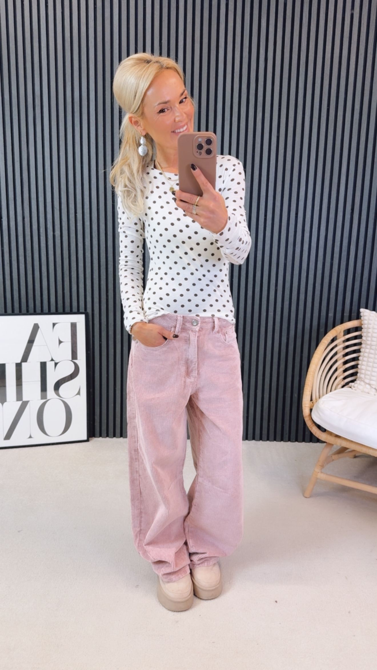 Cashmere Mix Longsleeve "Arweeen Dottis"